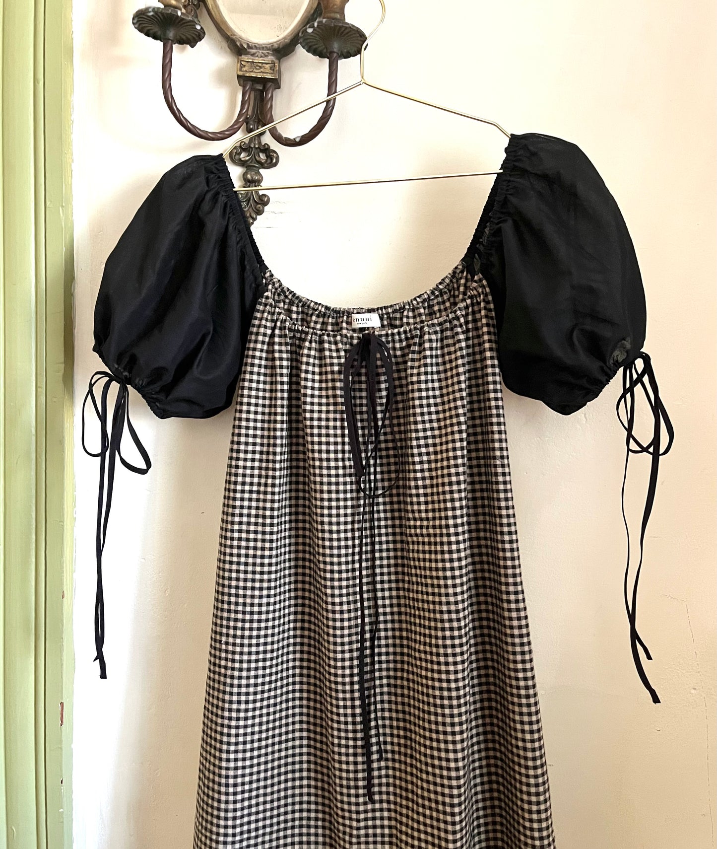 Millie Housedress in Noir Check