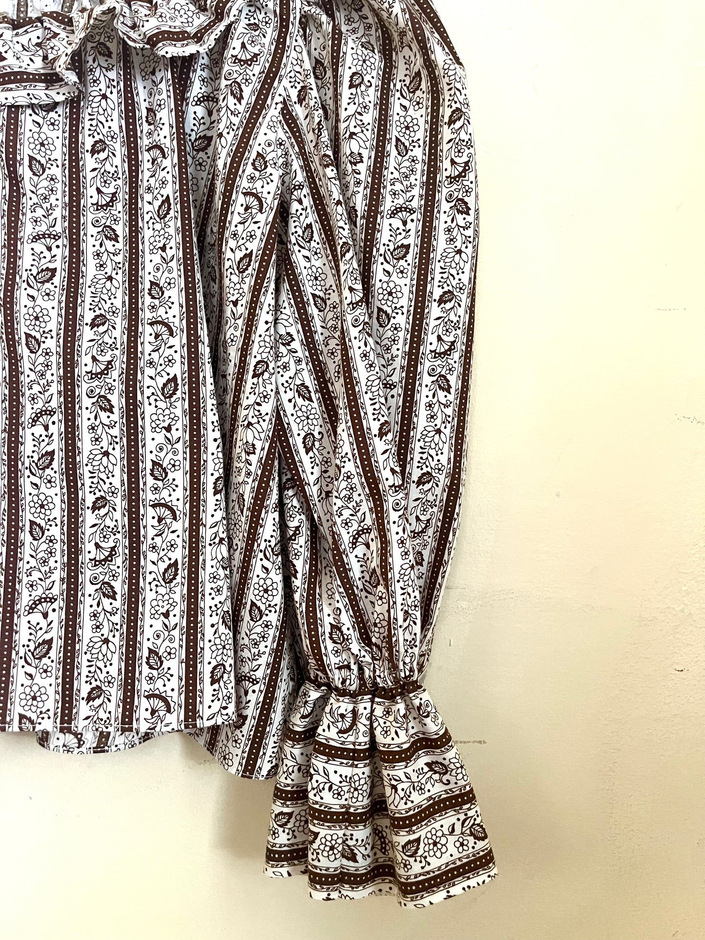 3/4 Slv Jane Blouse in Harvest Stripe