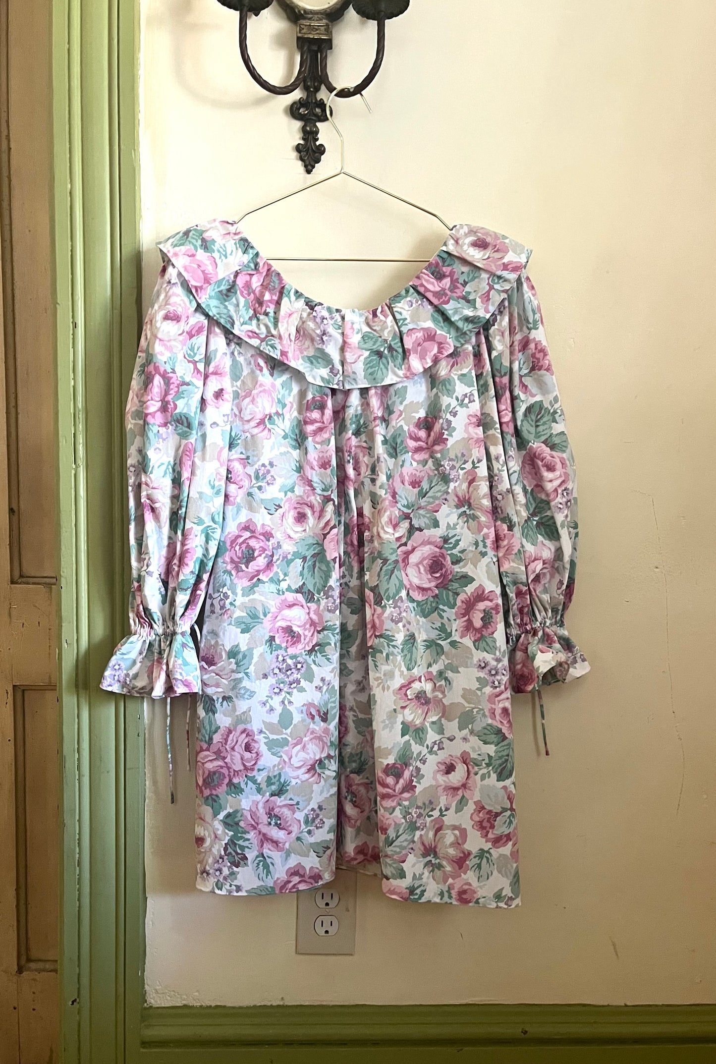 Jane Mini Dress in Faded Garden Floral