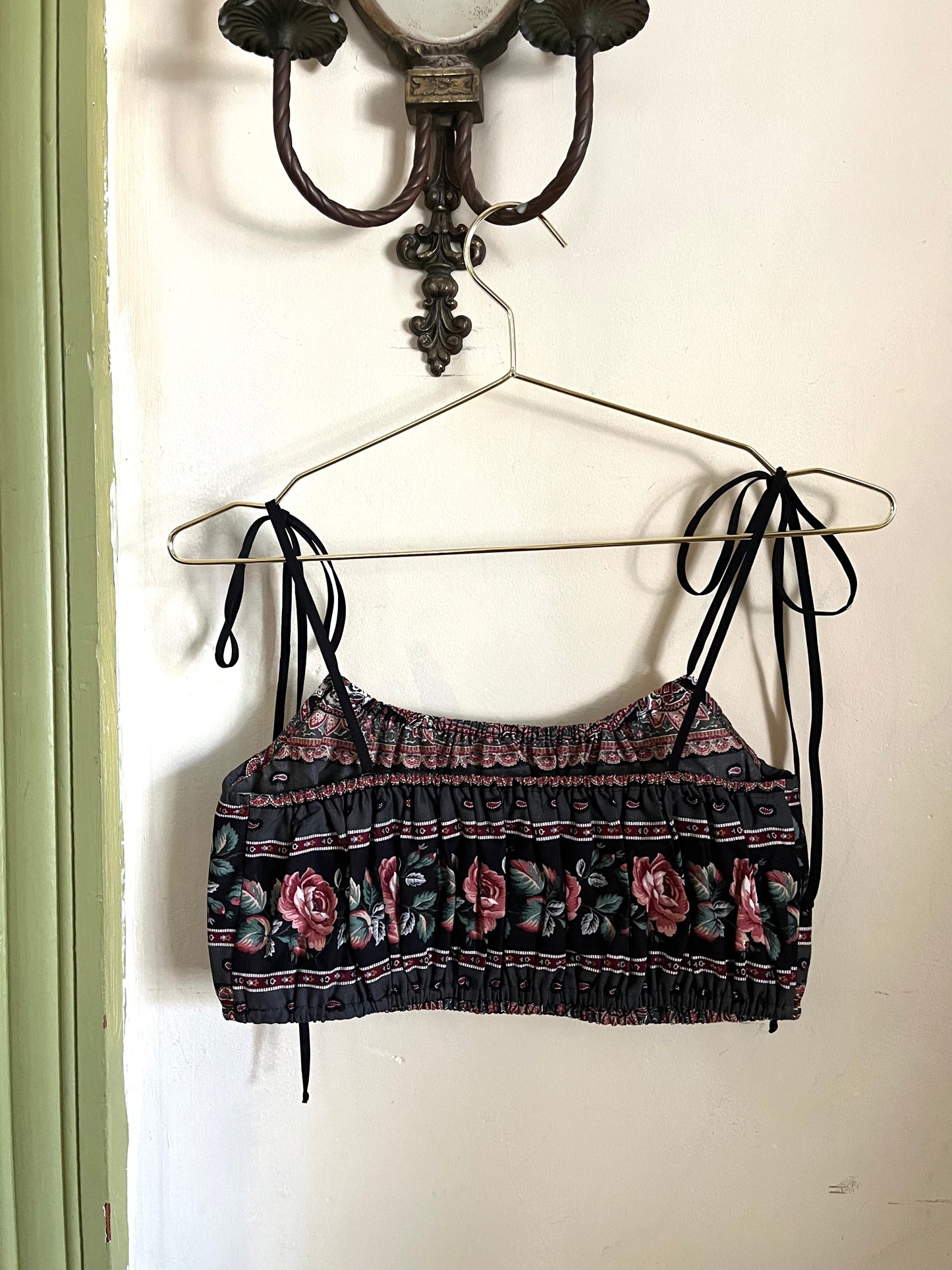 Picnic Top in Paisley Rose Stripe