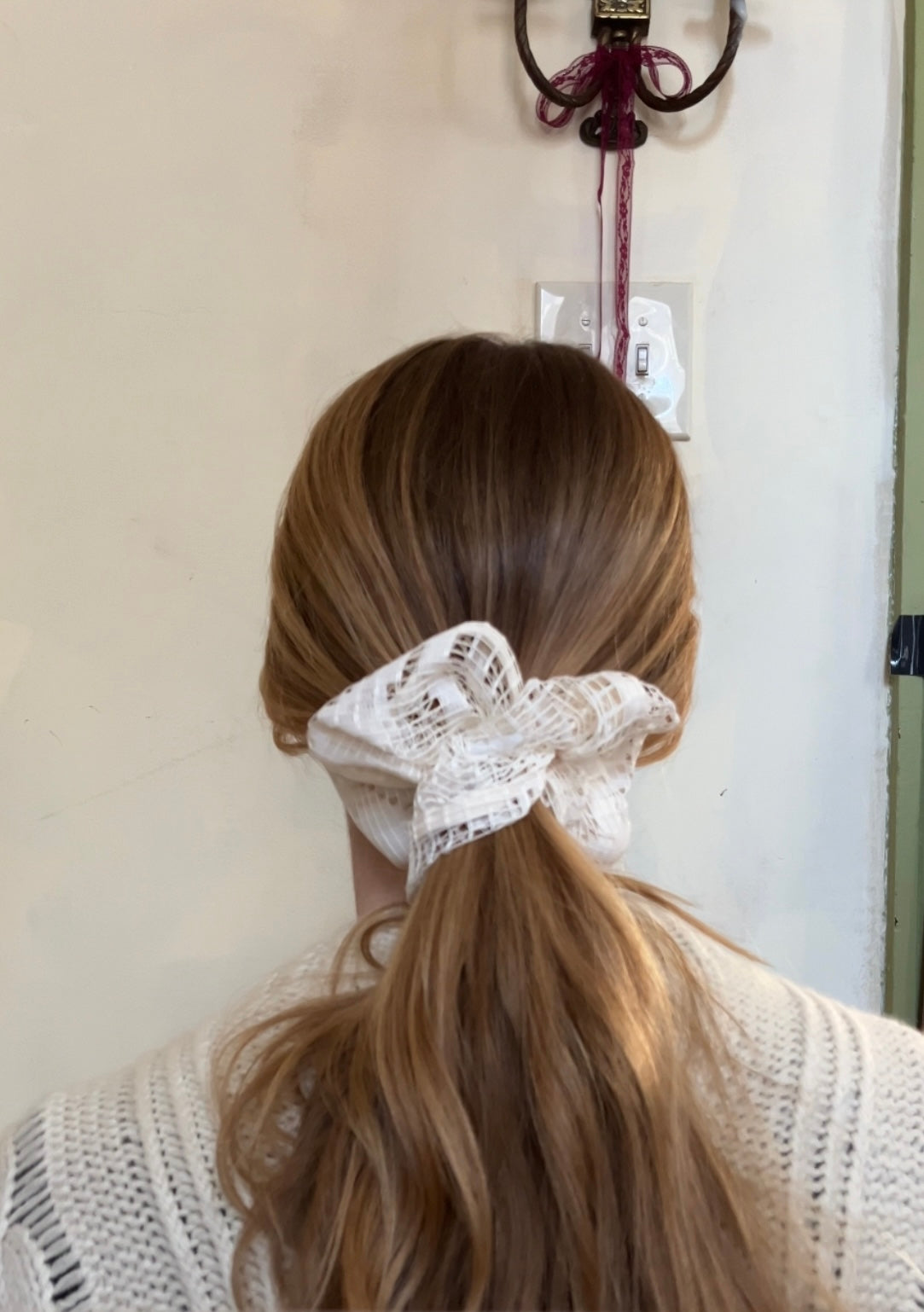 The Scrunchie in Vintage Lace