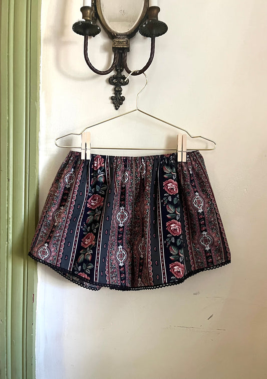 The Bloomer in Paisley Rose Stripe