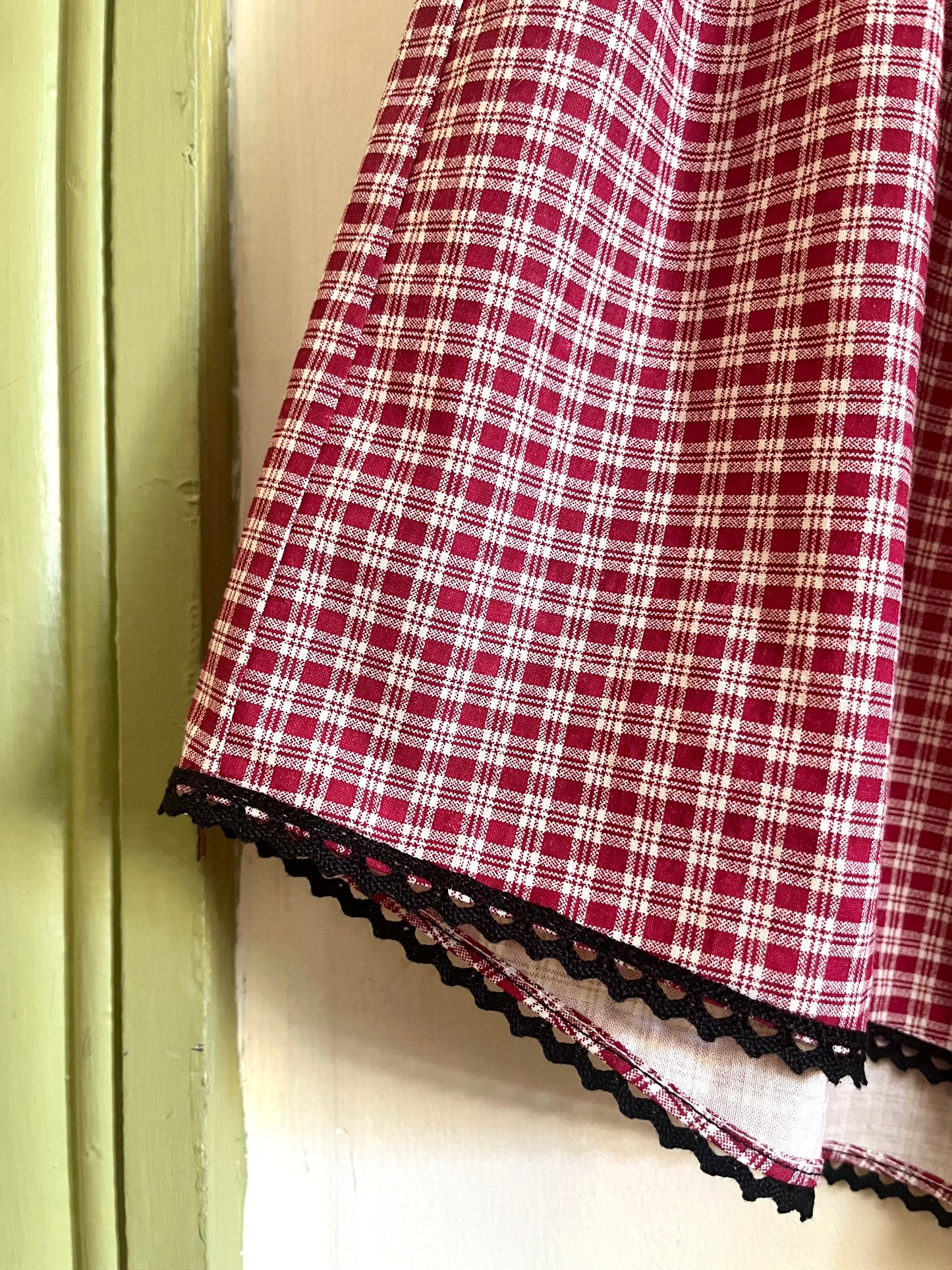 The Bloomer in Cherry Plaid