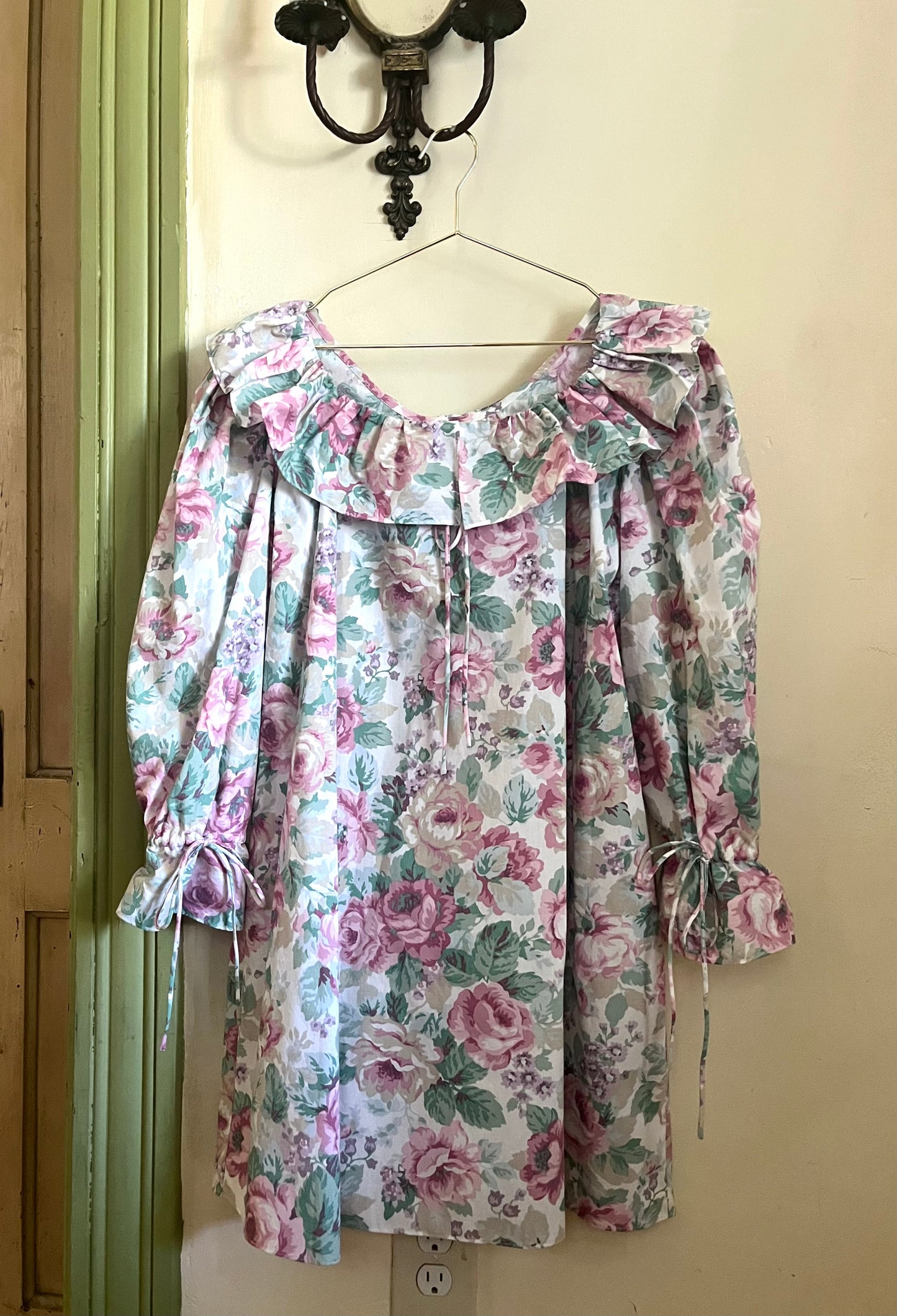 Jane Mini Dress in Garden Floral