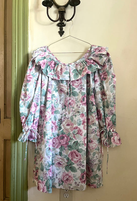 Jane Mini Dress in Garden Floral