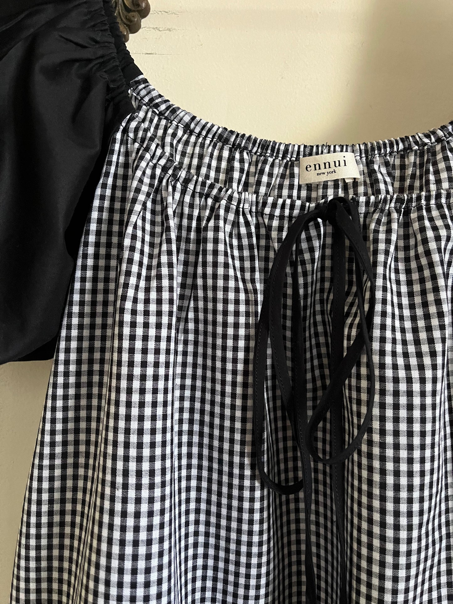 Millie Housedress in Noir Gingham