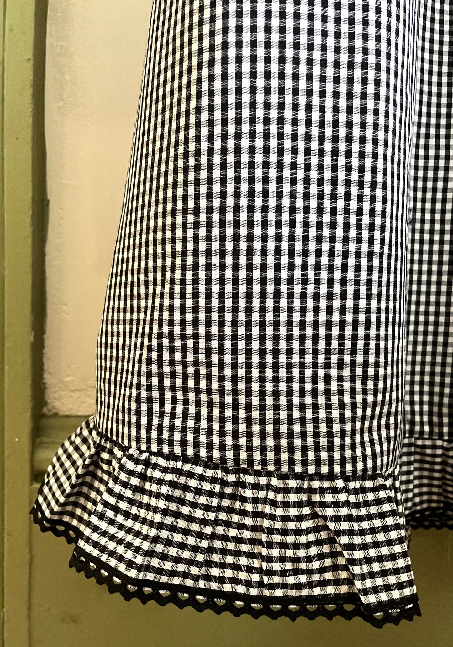 Millie Housedress in Noir Gingham