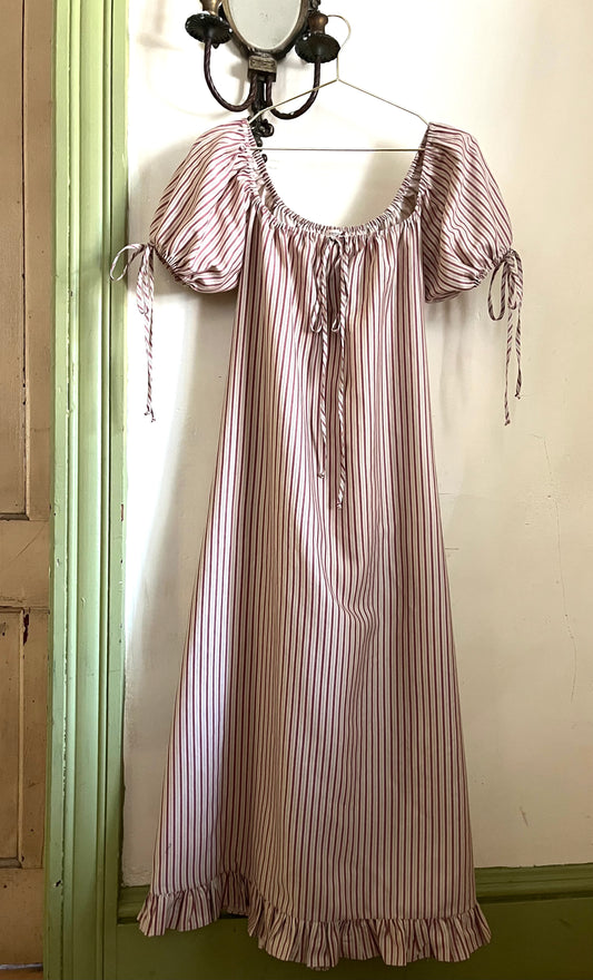 Millie Housedress in French Stripe