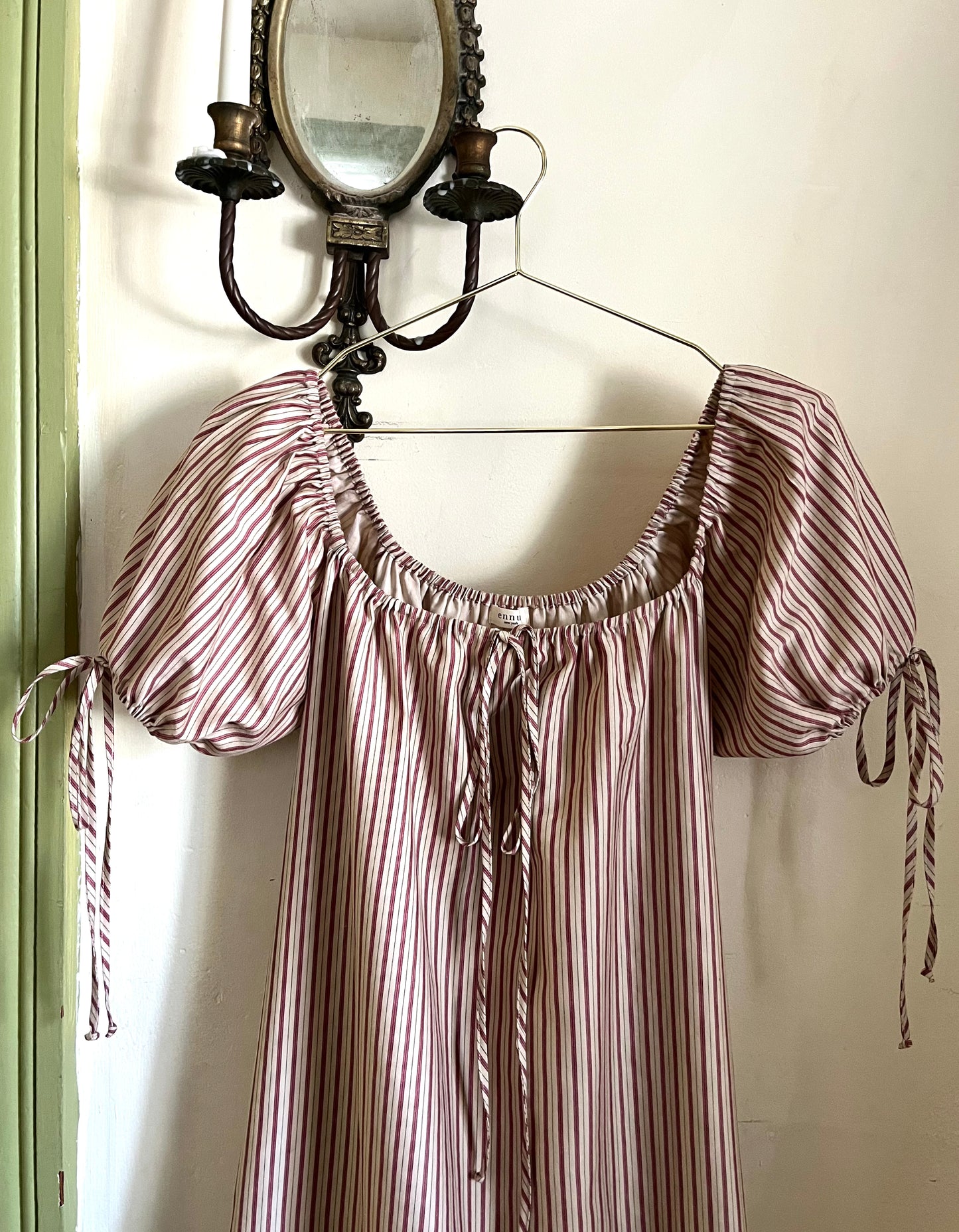 Millie Housedress in French Stripe