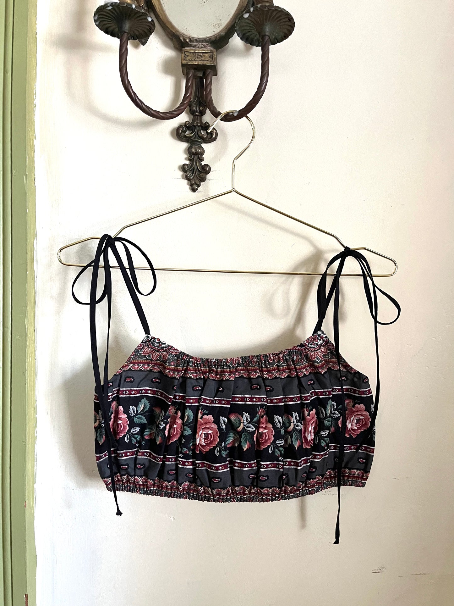 Picnic Top in Paisley Rose Stripe