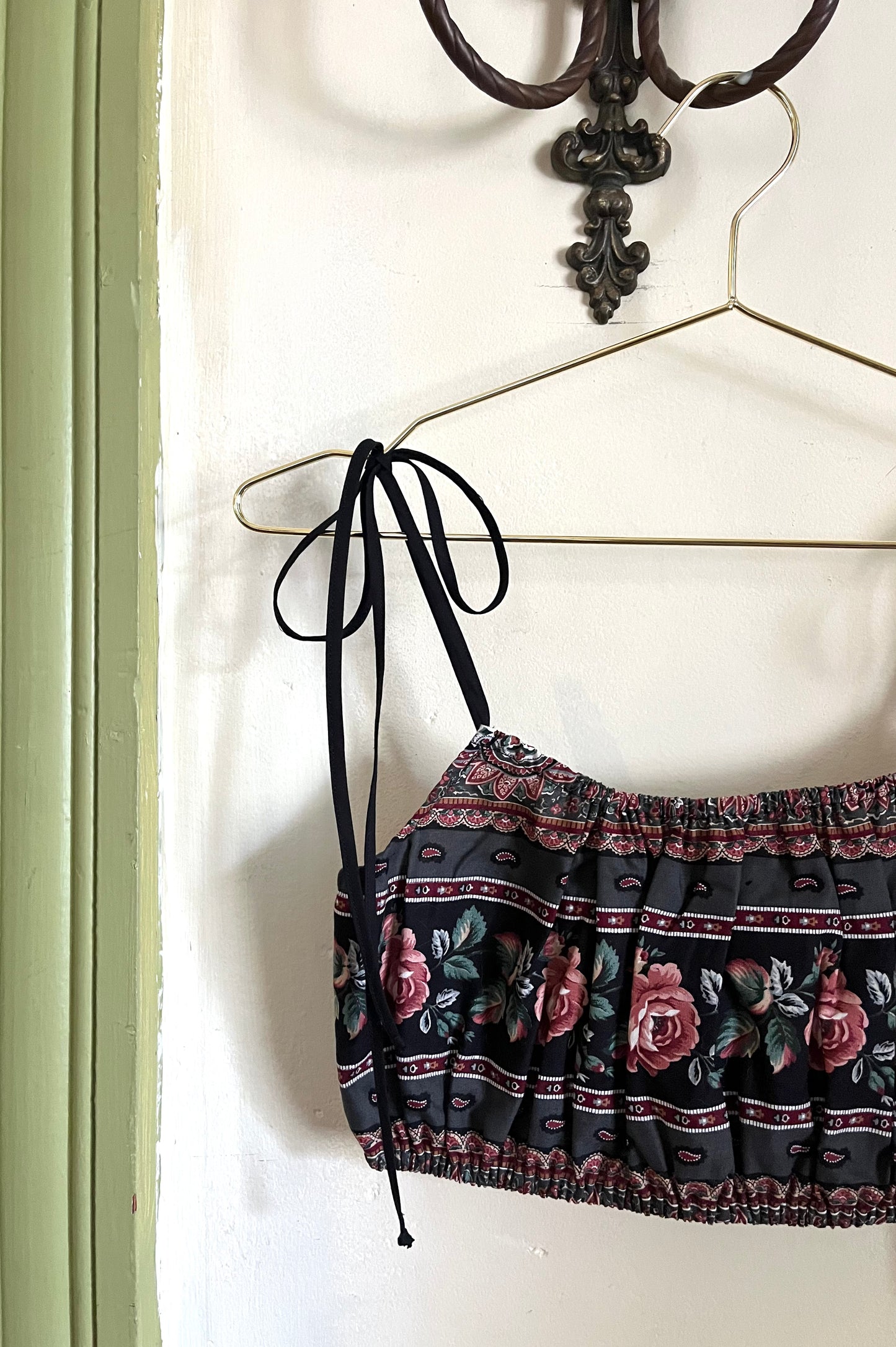 Picnic Top in Paisley Rose Stripe