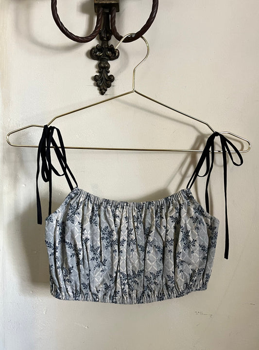 Picnic Top in French Blue Stripe