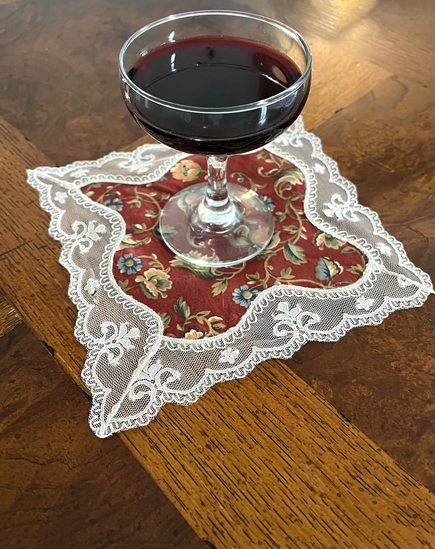 Cocktail Napkins in Paprika Paisley (Set of 4)