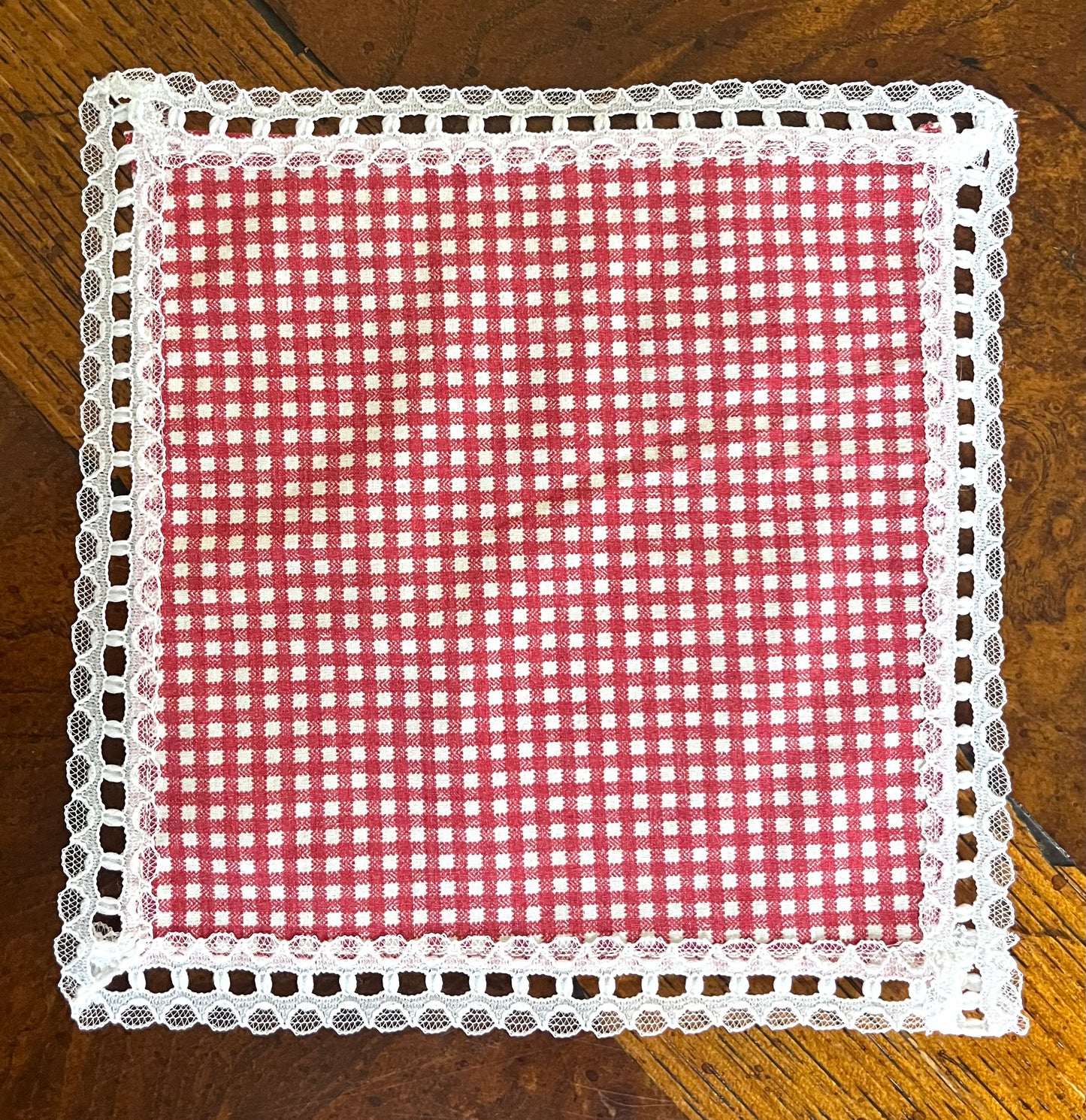 Cocktail Napkins in Heirloom Check (Set of 4)