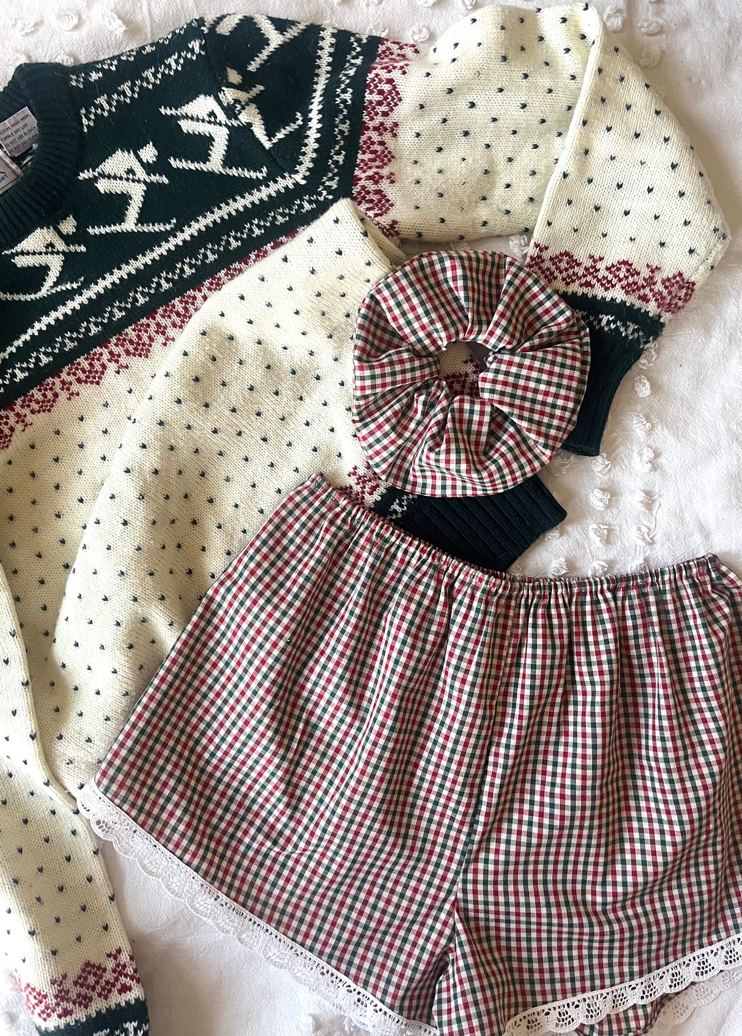 The Bloomer in Peppermint Plaid
