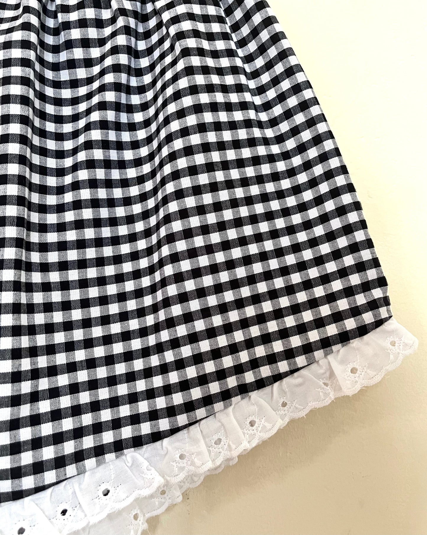 The Bloomer in Noir Gingham