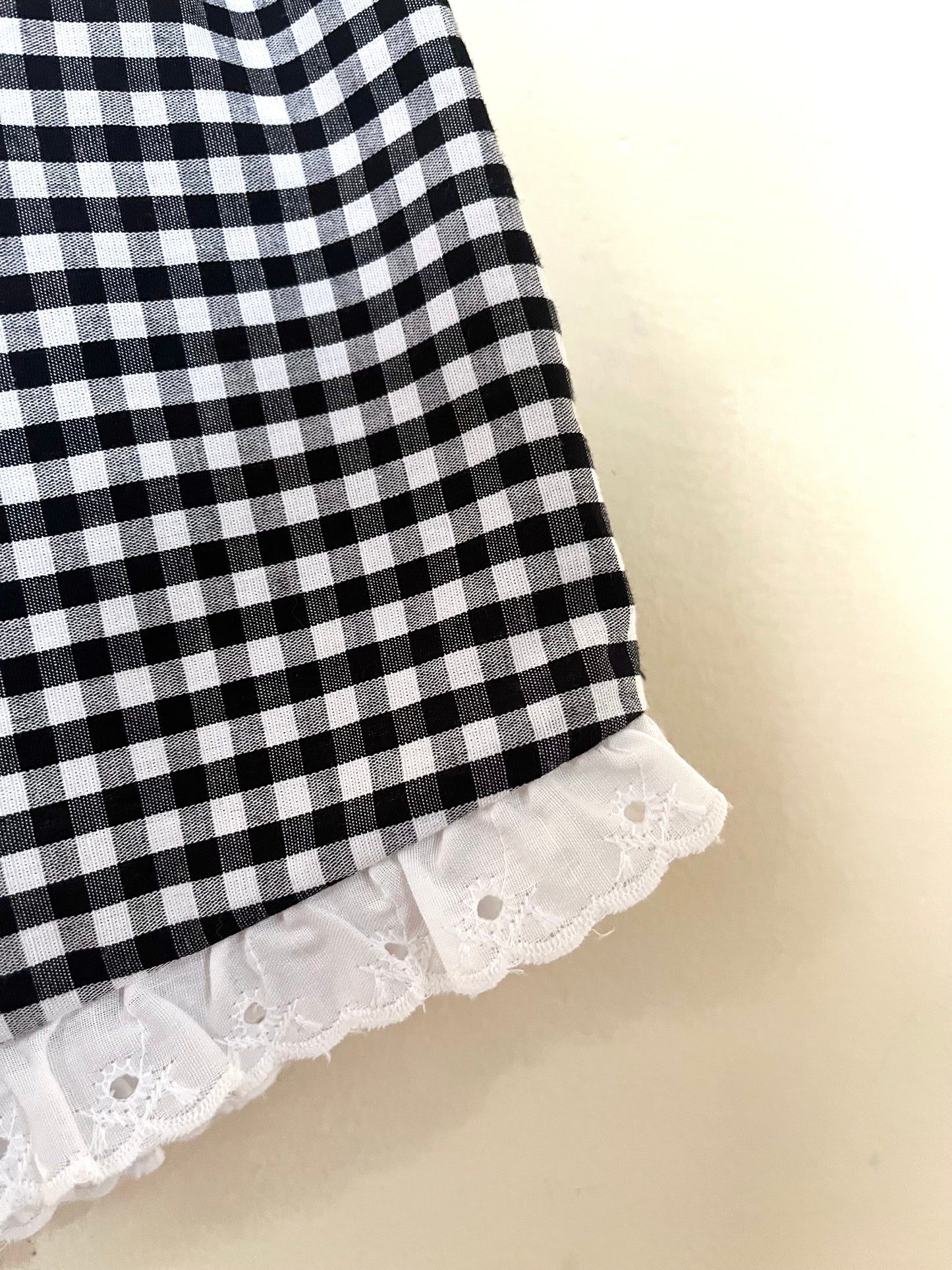 The Bloomer in Noir Gingham
