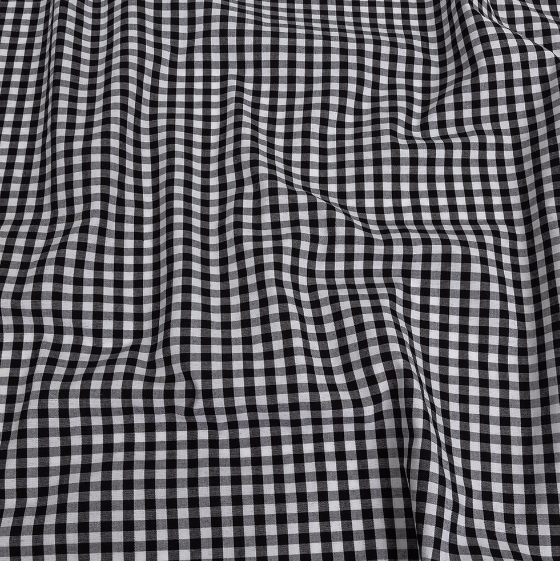 Jane Blouse in Noir Gingham
