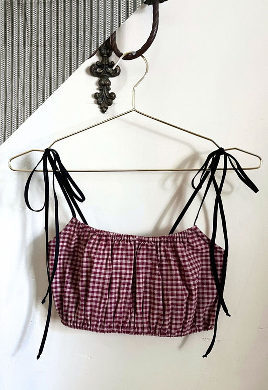 Picnic Top in Olive Stripe